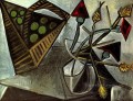 Naturaleza muerta con cesta de frutas 1942 cubista Pablo Picasso